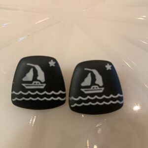 Vintage Sailboat Earrings